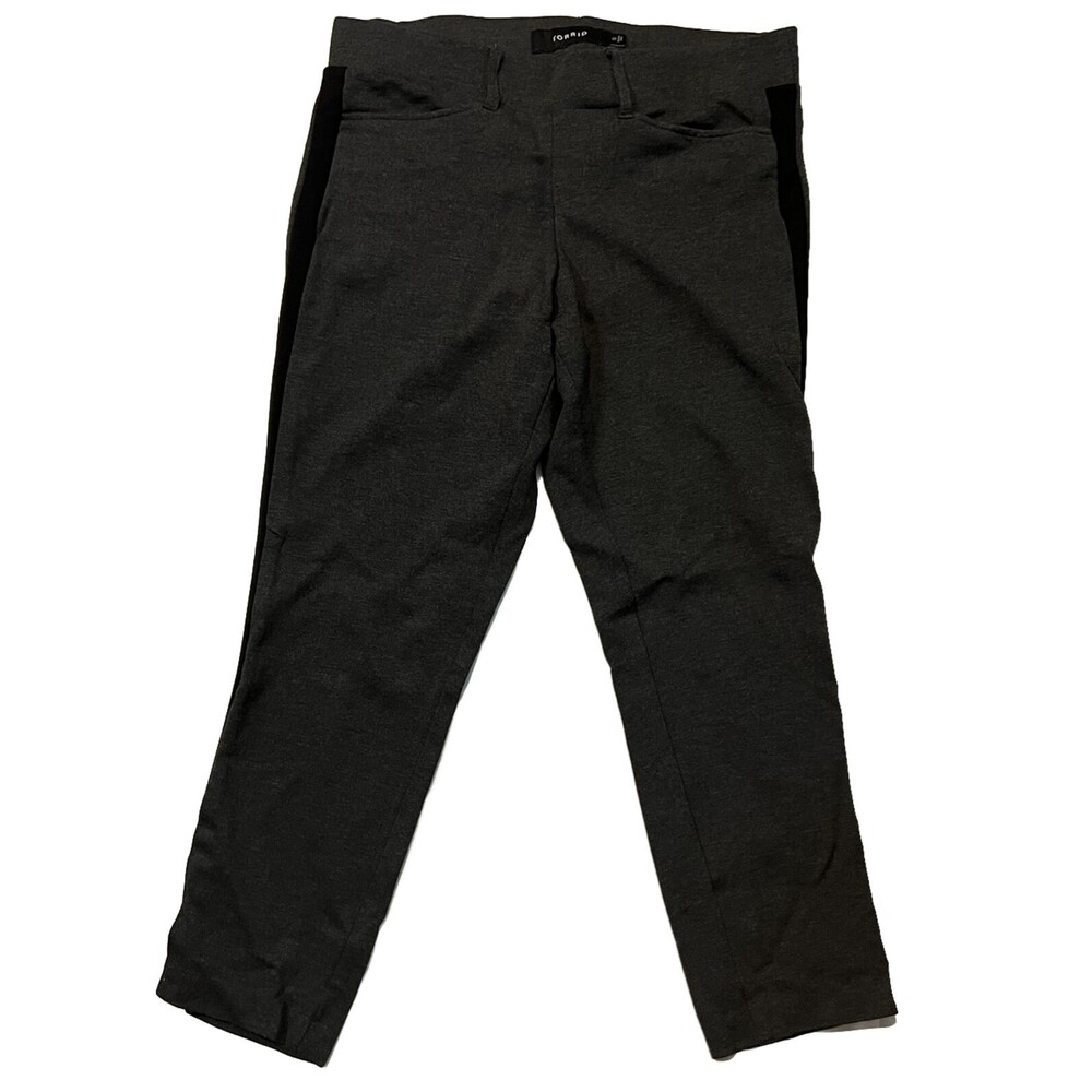 TORRID WOMENS PLUS SIZE 0 PANTS Ponte Stretch Career Work Gray Pull On‎ Skinny